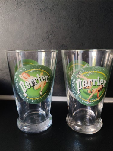 Lot verres perrier pin - perrier,