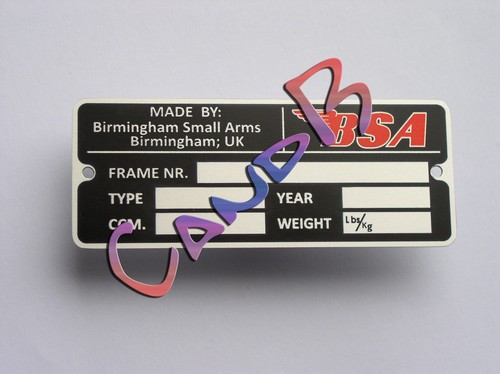 Plaque bsa rupture de - ,