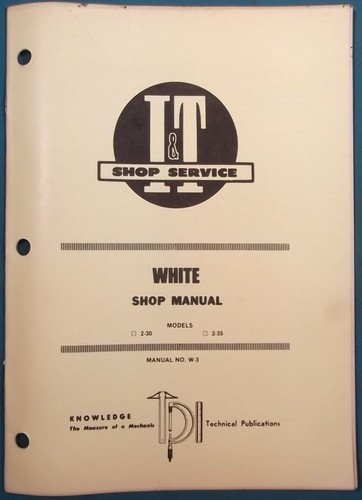 White 3 manuel atelier - i&t,
