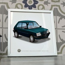 Poster Peugeot 205 Sacré