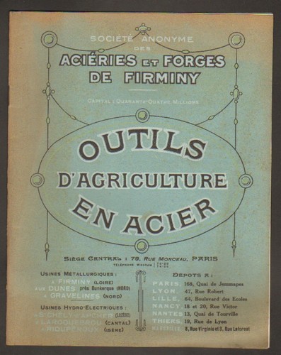 Firminy acieries - firminy, "acieries