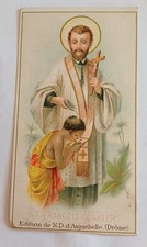 Ancienne image pieuse Saint François Xavier (edit.n.d d'Aiguebelle)