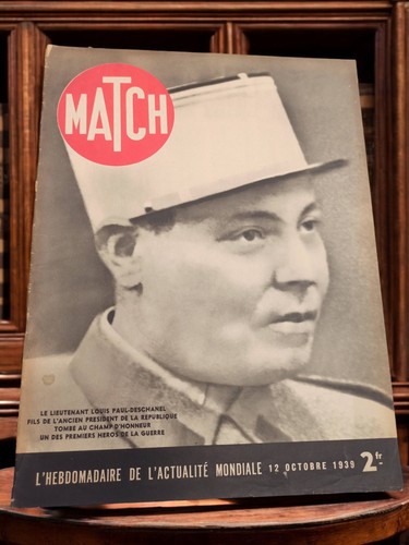 Ancien magazine paris match - magazine,