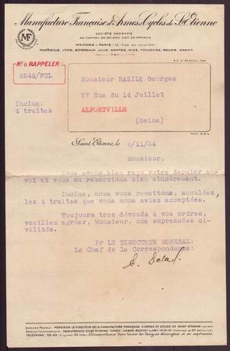 Lettre tête - lettre, en-tête