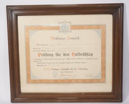 Ancien certificat examen - ancien, d’examen