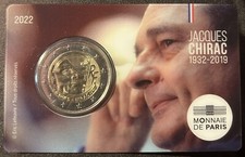 ?? 2 € Jacques Chirac Bu France 2022
