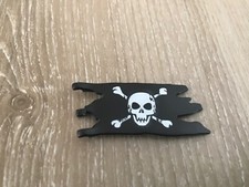 PLAYMOBIL ANCIEN DRAPEAU BATEAU PIRATE REF 4424 5736 PIRATES GALEON MASTIL