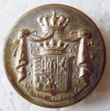  Bouton armorié ancien Blason Héraldique France petit module 18 mm