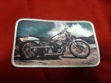 Harley Davidson custom softail motorcycle patch   3 x 5 inch