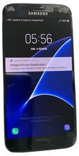 Samsung Galaxy S7 G930F noir, écran cassé & bouton Home Rayé mais fonctionnel