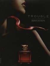 Publicité papier Parfum. Perfume ad. BOUCHERON Trouble 2004