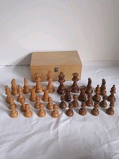 Jeu D'échecs LARDY taille 6 Chess set echec en buis King Roi 95 mm   
