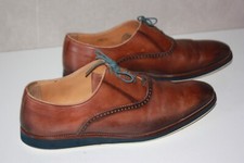 FINSBURY Sneakers Cuir Marron Doublure cuir Taille 10/44 BE