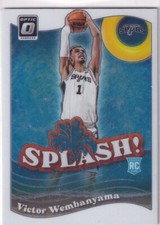 2023-24 Panini NBA Donruss Optic Numéro 6 Victor Wembanyama Splash ! Rookie