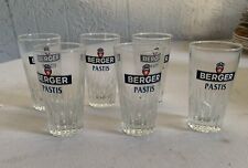 6 Petits  Verres Pastis Berger  Verre Momie 
