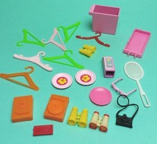 Lot  BARBIE KEN Accessoires vintage annees 80 - Cintres Jumelles Photo 