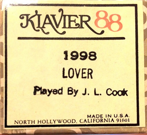 Klavier note lover j - klavier,