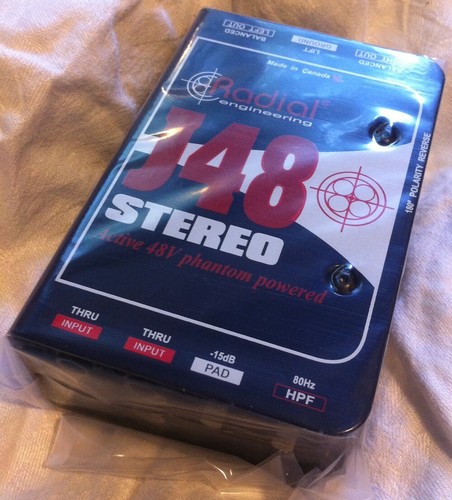 Radial j48 stereo channel - j48, 2-channel