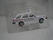 VOITURE MINIATURE RENAULT 18 BREAK POLICE NOREV 1/43 - 1:43eme