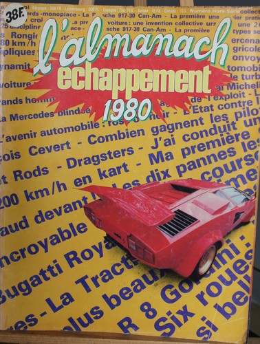Revue echappement almanach - echappement,