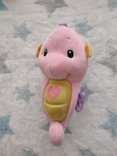 eluche Doudou Veilleuse Musicale Hippocampe Hippo Lampe Rose Fisher Price