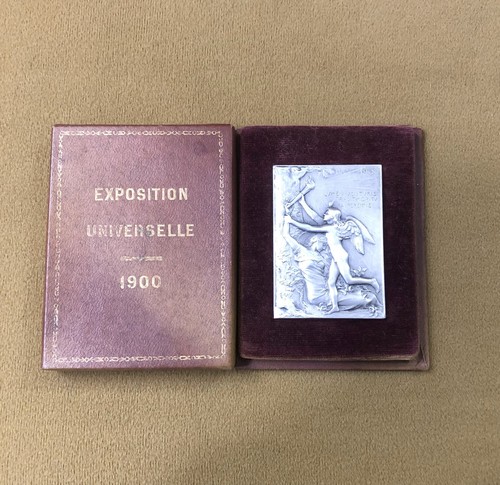 Médaille bronze argenté - en,