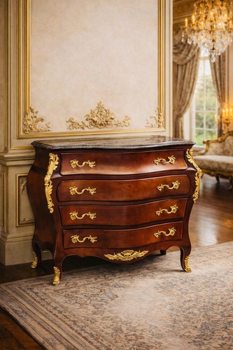 Commode style louis xvi bois - commode,