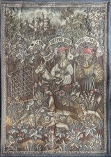 Vintage tapestry large wall - tapestry,