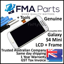 Samsung Galaxy S4 Mini i9190 Blanc LCD Écran Tactile Numériseur Cadre Montage...
