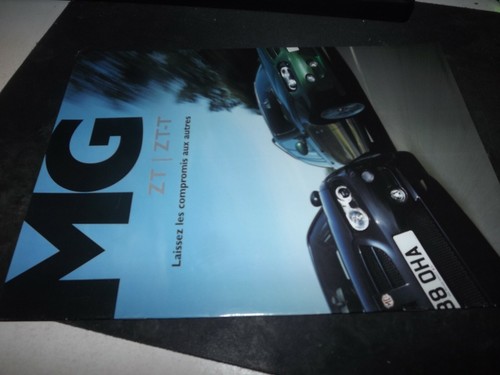 Prospectus brochure mg - mg, zt