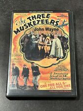 THE THREE MUSKETEERS  DOUBLE DVD John WAYNE COLLECTION SERIAL BACH FILMS