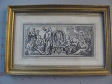 GRAVURE 18eme ENCADREE