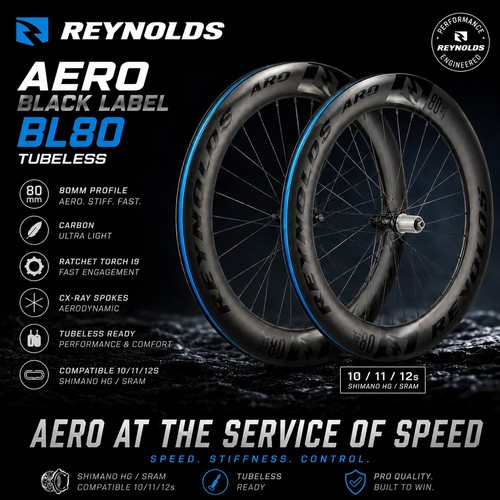 Reynolds wheelset new black - reynolds,