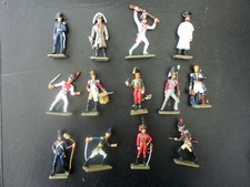 Lot de 13 soldats napoléoniens figurines plomb Editions Atlas