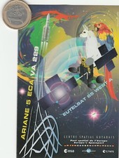 Autocollant. Arianespace  ARIANE 5 ECA VA 229