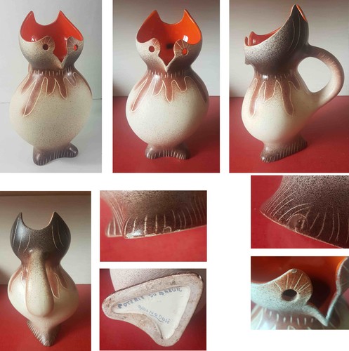 Pichet broc carafe chouette