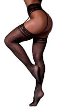 Collant Résille Strass Effet