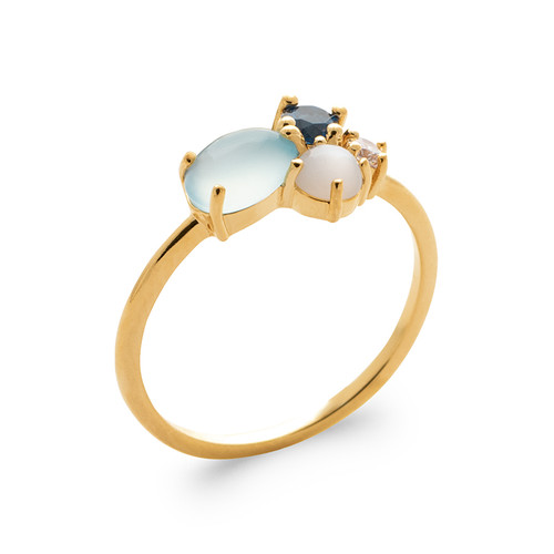 Bague pierres naturelles agate - pierres,