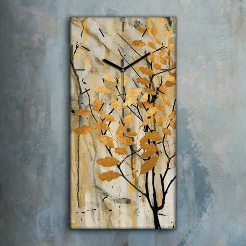 Horloge décorative sur toile