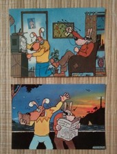 2 carte postale postcard