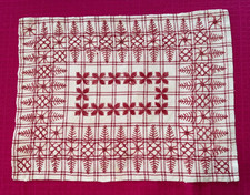 Ancien napperon en coton