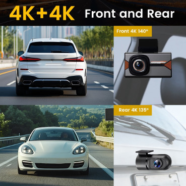 Voiture dash cam double - dash,