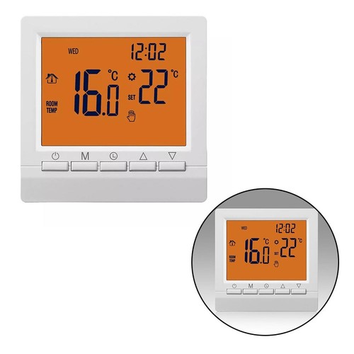 Thermostat mural ecran lcd - mural,