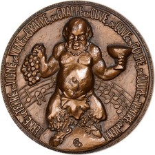 France, Médaille, De Terre en Vigne, 1969, Bronze, SUP, MDP