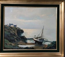 Peinture Sur Toile Encadrée Signée Le Tallec