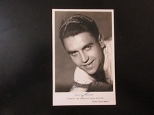 Autographe sur carte photo Harcourt  Roger Godeau Cycl26