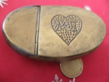 Artisanat de tranchée Tabatiere objet de poilu trench Art Snuff Box