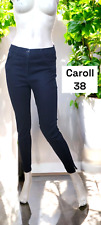 Caroll Taille 38  ? superbe  pantalon jeans jean denim bleu brut femme