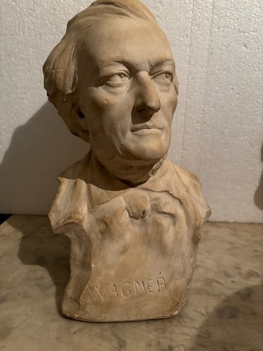 Ancien buste wagner signé - wagner,
