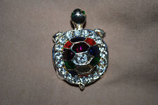Turtle Pin Brooch Colored